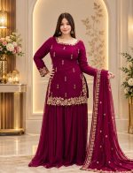 Royal-Maroon-Embroidery-Collection