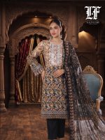 Unstitch Printed with Embrodyre 3 Pics (D. No-517-B) - Image 2