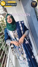 Unstitch Printed with Embrodyre 3 Pics (D.No-516-B) - Image 2